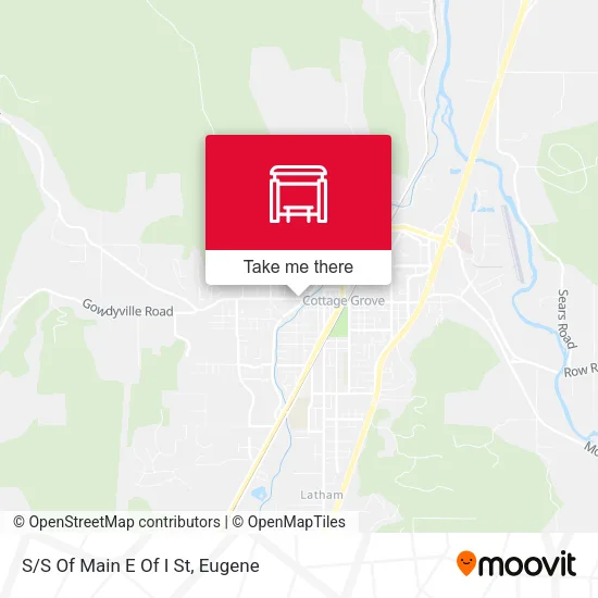 Mapa de S/S Of Main E Of I St