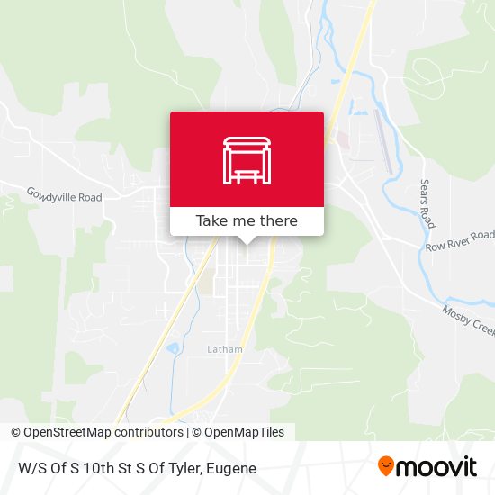 W/S Of S 10th St S Of Tyler map