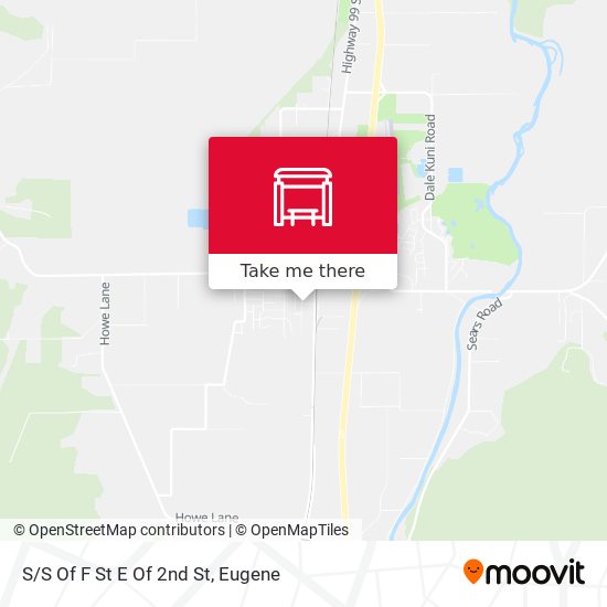 S/S Of F St E Of 2nd St map