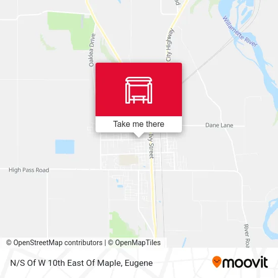 N/S Of W 10th East Of Maple map