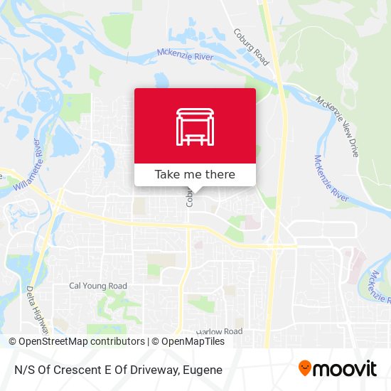 N/S Of Crescent E Of Driveway map