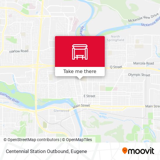 Centennial Station Outbound map