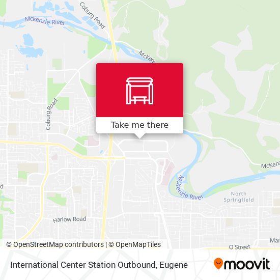 International Center Station Outbound map