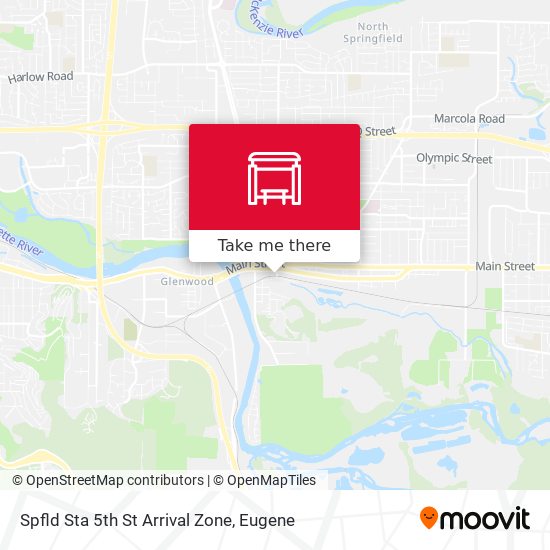 Spfld Sta 5th St Arrival Zone map