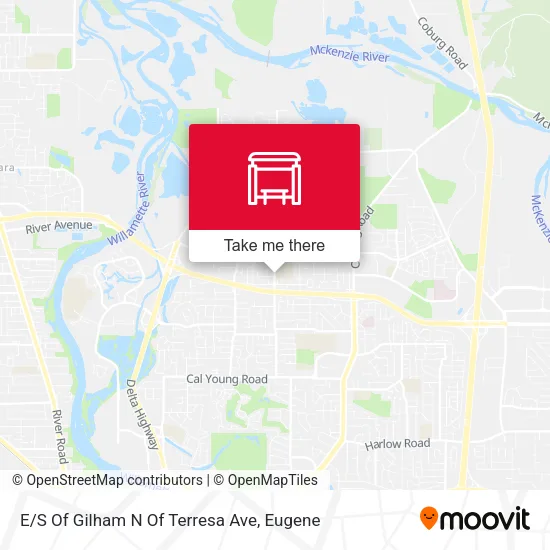 Mapa de E/S Of Gilham N Of Terresa Ave