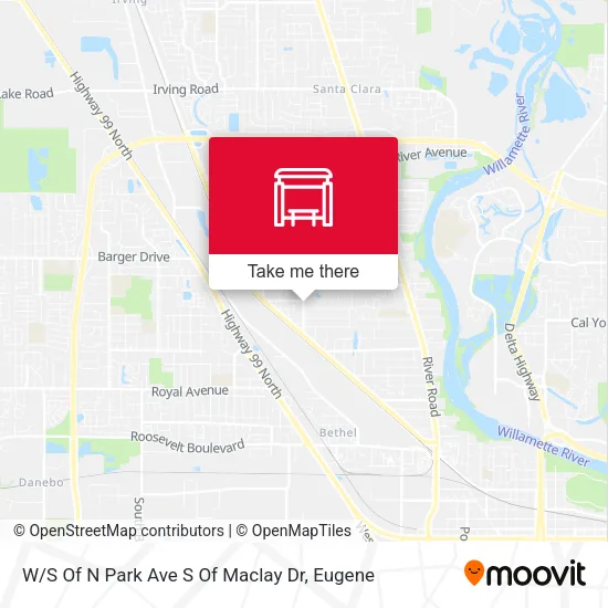 W / S Of N Park Ave S Of Maclay Dr map