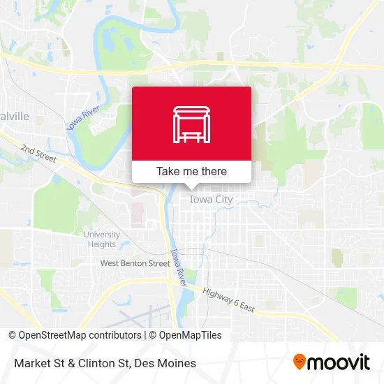 Market St & Clinton St map