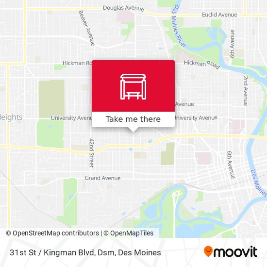 Mapa de 31st St / Kingman Blvd, Dsm