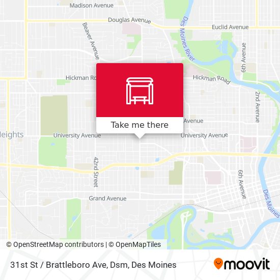 Mapa de 31st St / Brattleboro Ave, Dsm