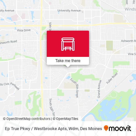 Ep True Pkwy / Westbrooke Apts, Wdm map