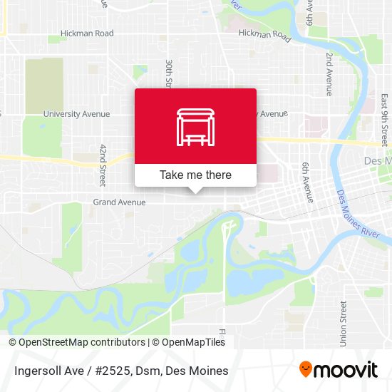 Ingersoll Ave / #2525, Dsm map