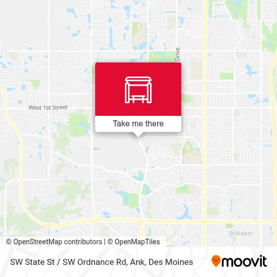 SW State St / SW Ordnance Rd, Ank map