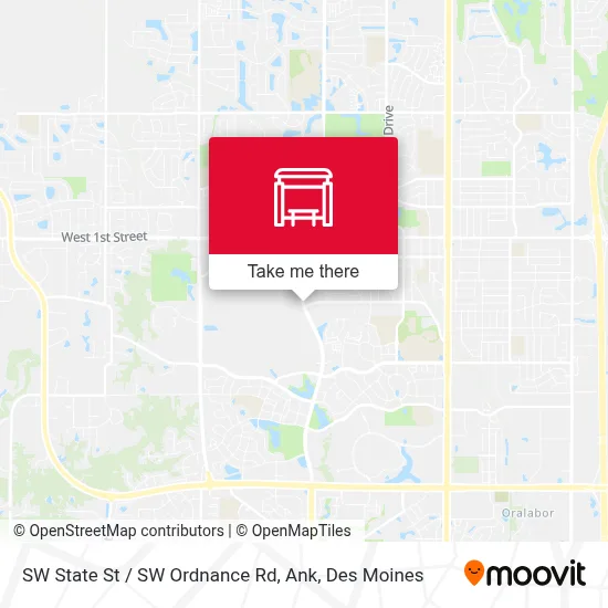 SW State St / SW Ordnance Rd, Ank map