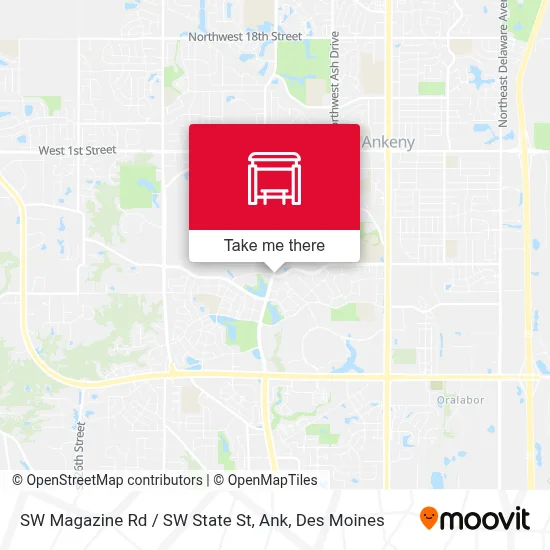 SW Magazine Rd / SW State St, Ank map