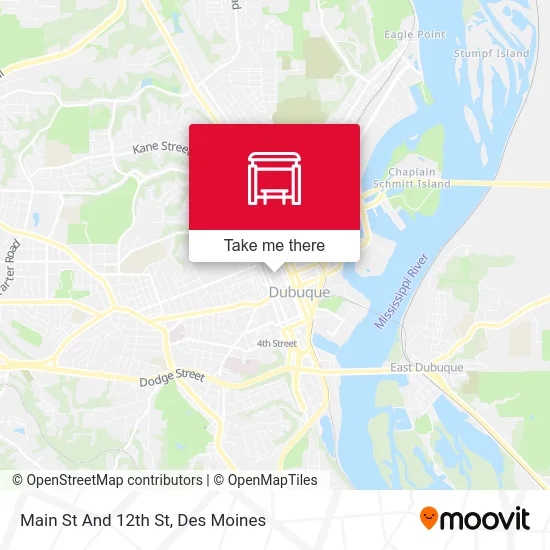 Main St And 12th St map