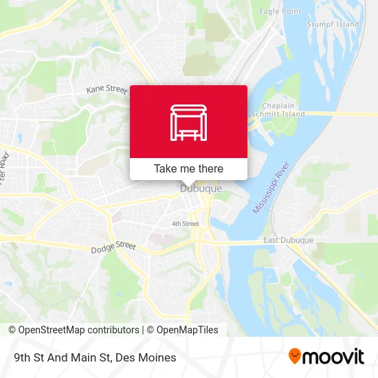 9th St And Main St map