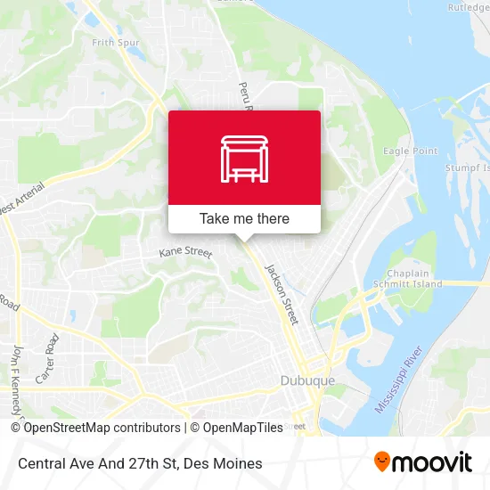 Central Ave And 27th St map