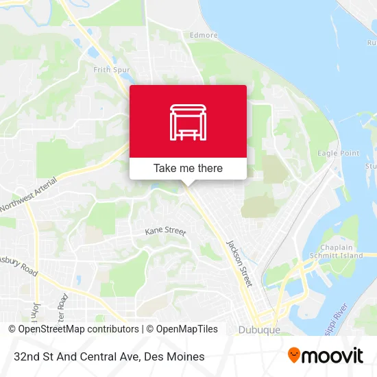 32nd St And Central Ave map