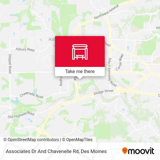 Mapa de Associates Dr And Chavenelle Rd