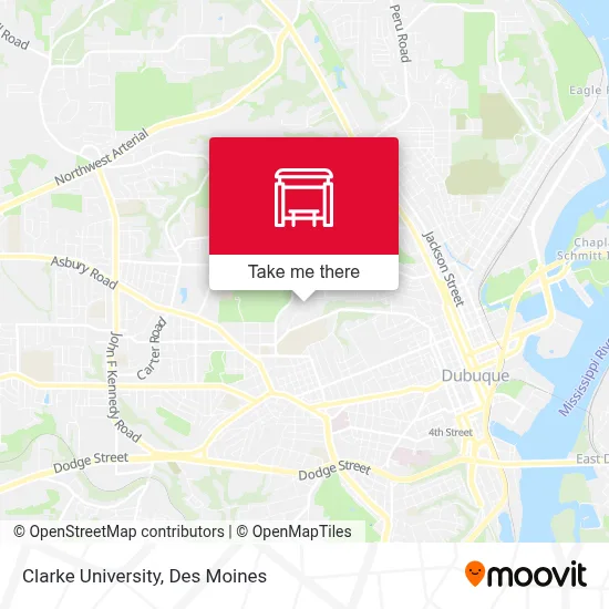 Clarke University map