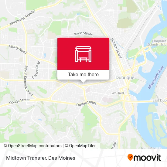 Midtown Transfer map