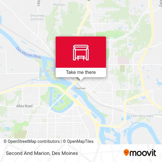 Second And Marion map