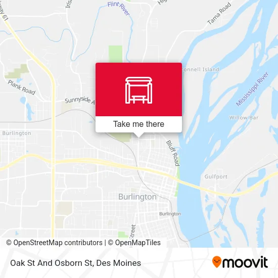 Oak St And Osborn St map
