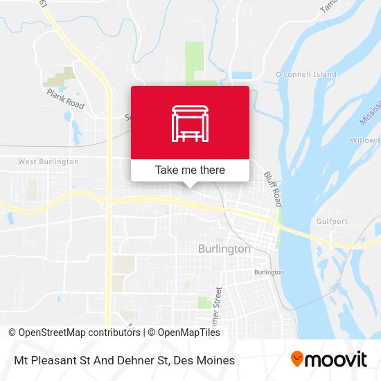 Mt Pleasant St And Dehner St map