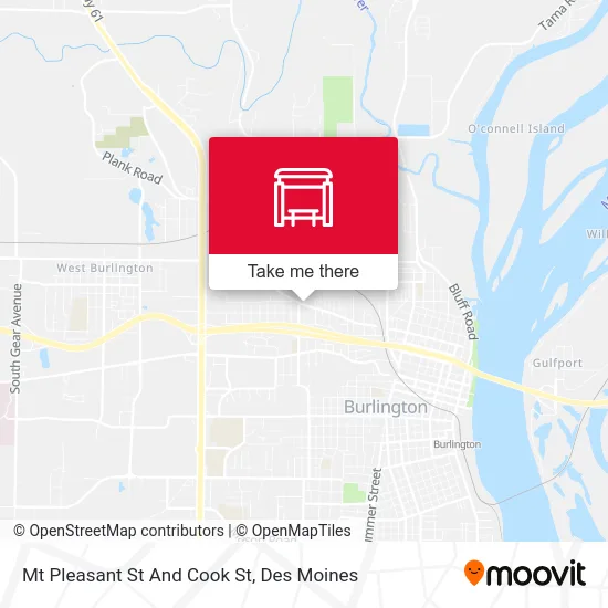 Mt Pleasant St And Cook St map