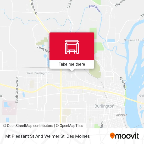 Mt Pleasant St And Weimer St map