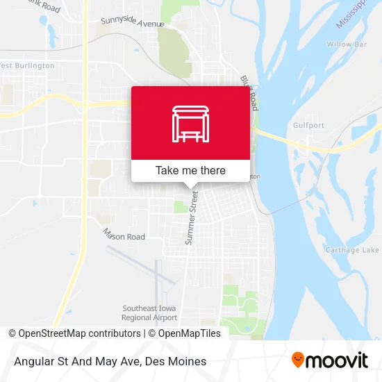 Angular St And May Ave map