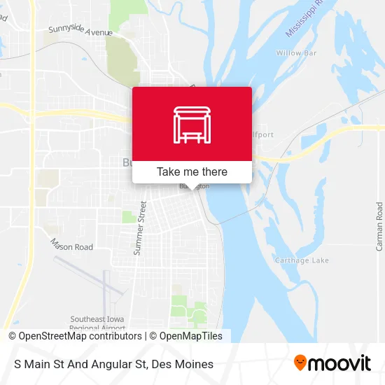 S Main St And Angular St map