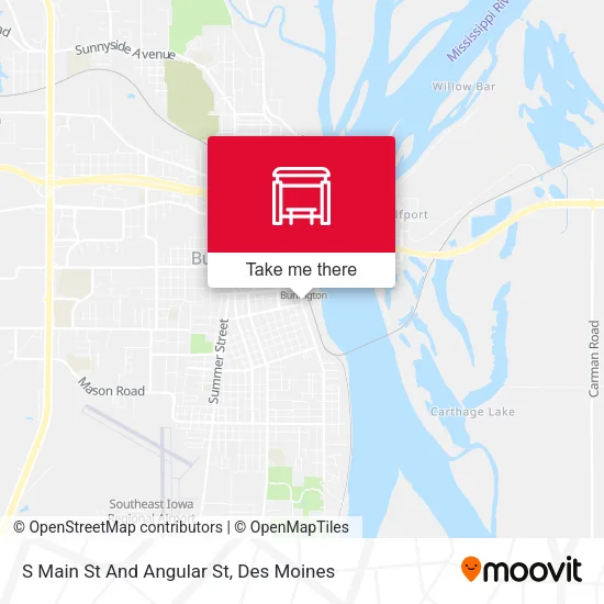 S Main St And Angular St map