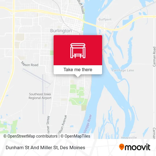 Dunham St And Miller St map
