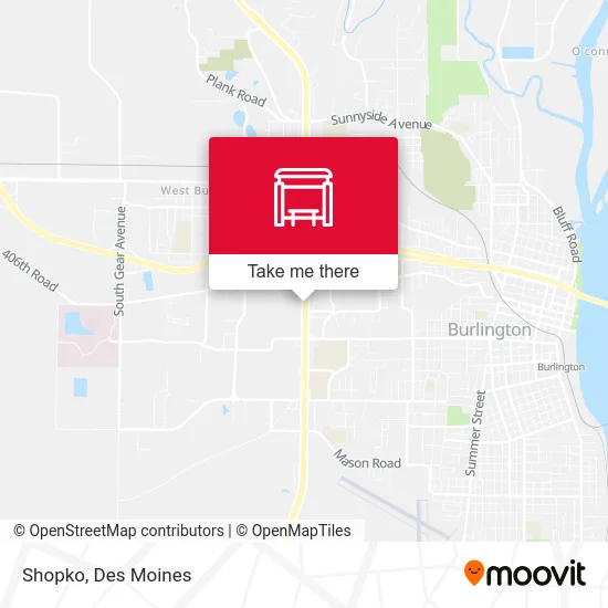 Shopko map