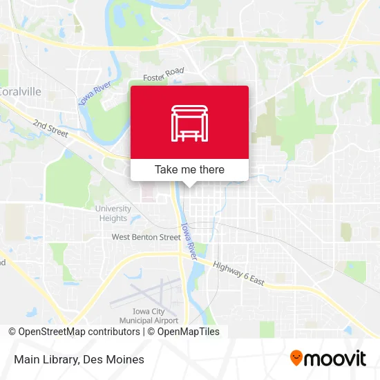 Main Library map