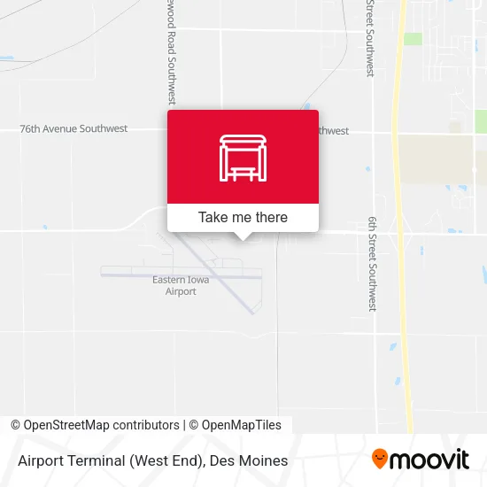 Airport Terminal (West End) map