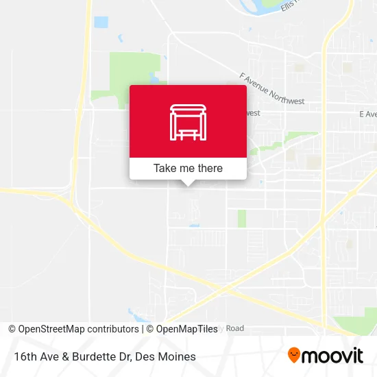 16th Ave & Burdette Dr map