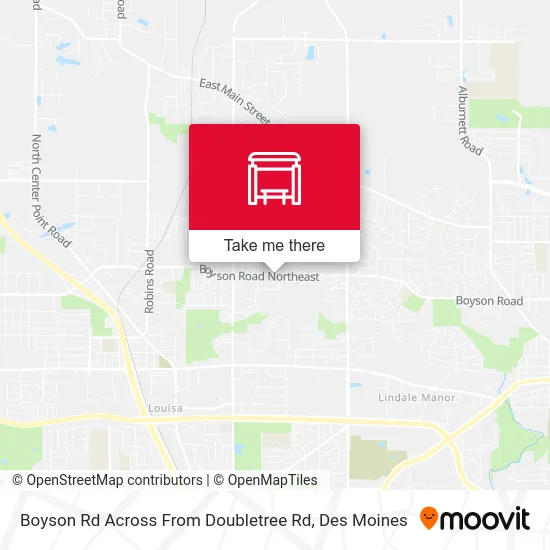 Boyson Rd Across From Doubletree Rd map