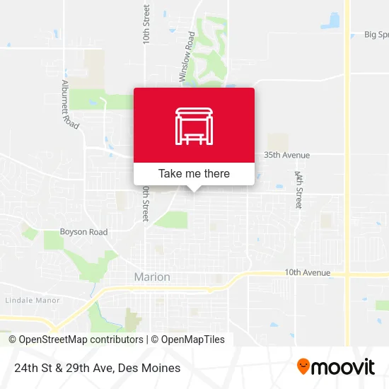 24th St & 29th Ave map