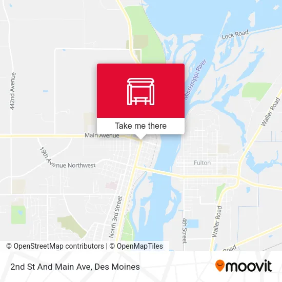 2nd St And Main Ave map