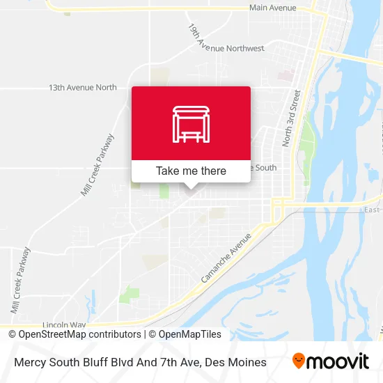 Mercy South Bluff Blvd And 7th Ave map