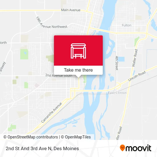 2nd St And 3rd Ave N map