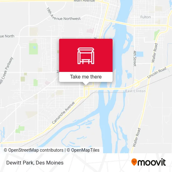 Dewitt Park map