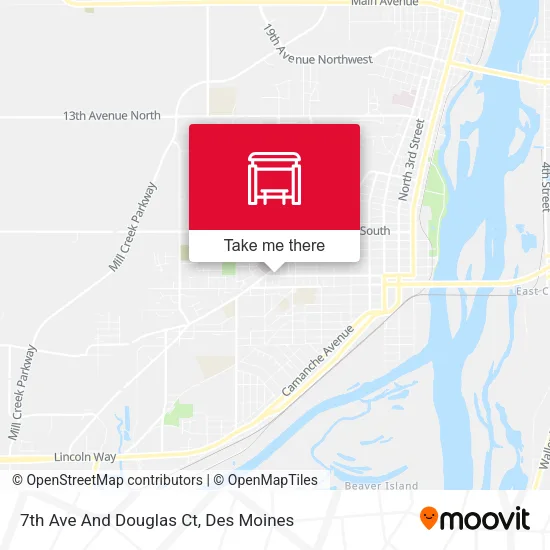 7th Ave And Douglas Ct map