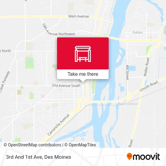 3rd And 1st Ave map