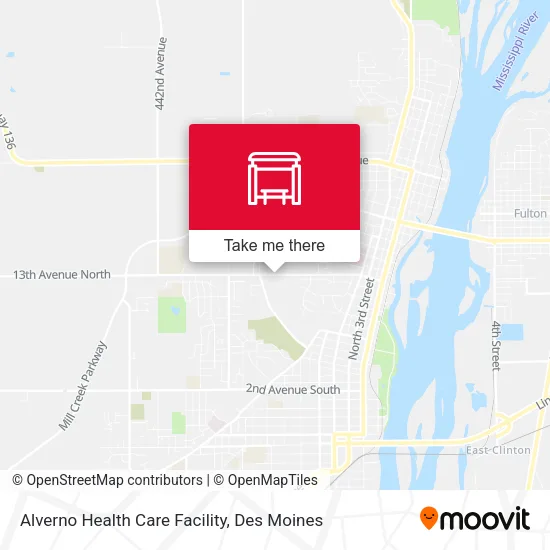 Alverno Health Care Facility map