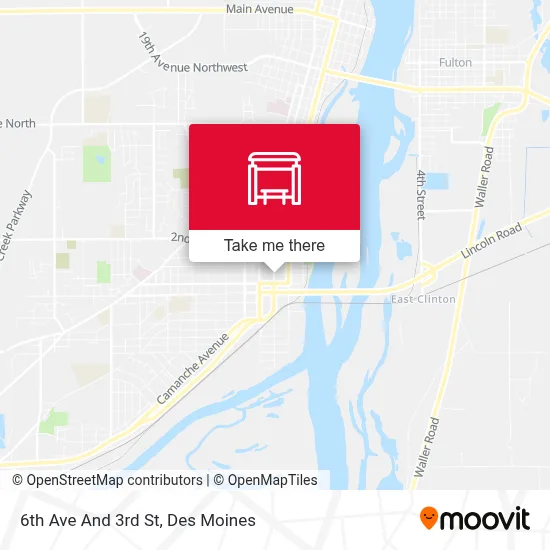 6th Ave And 3rd St map