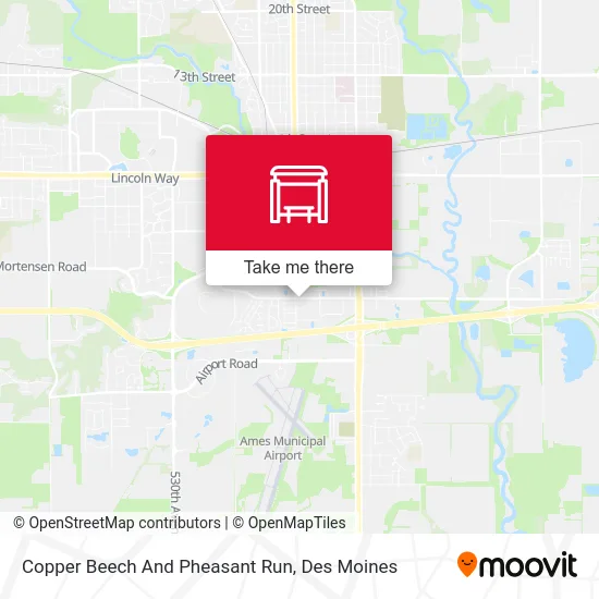 Copper Beech And Pheasant Run map