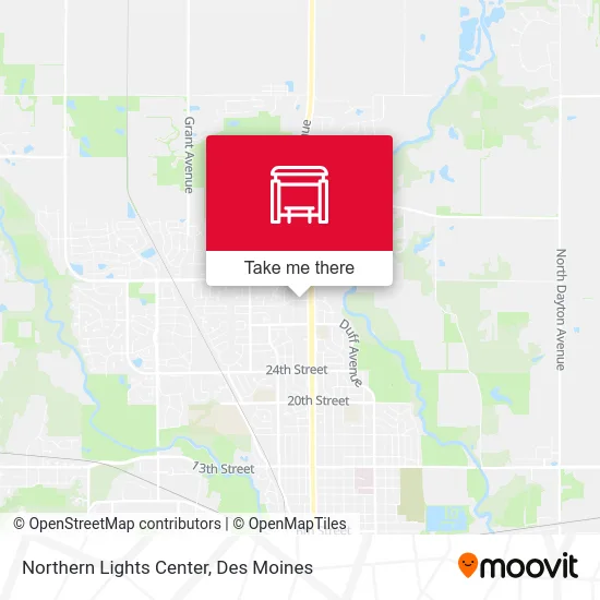 Northern Lights Center map